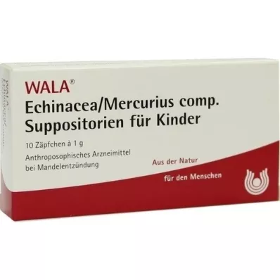 ECHINACEA/MERCURIUS comp.Supositórios infantis, 10X1 g ECHINACEA/MERCURIUS comp.Supositórios infantis, 10X1 g