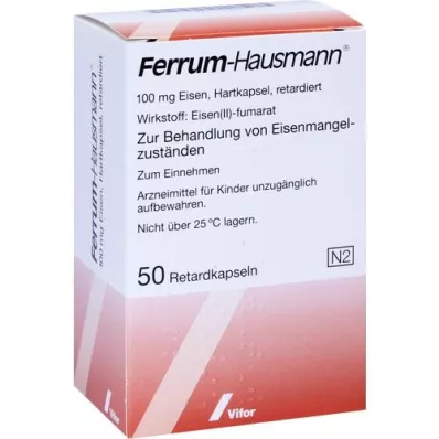 FERRUM HAUSMANN Cápsulas de liberação sustentada, 50 unidades FERRUM HAUSMANN Cápsulas de liberação sustentada, 50 unidades
