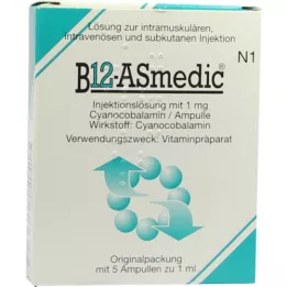Ampolas B12 ASMEDIC , 5X1 ml
