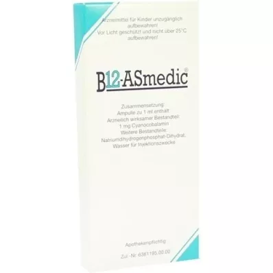 Ampolas B12 ASMEDIC , 10X1 ml