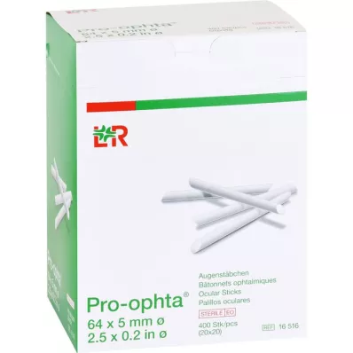 PRO-OPHTA Cotonetes estéreis, 400 peças