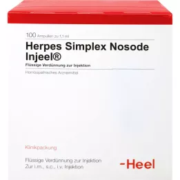 HERPES SIMPLEX Ampolas Nosode Injeel, 100 unid