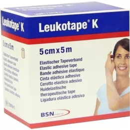 LEUKOTAPE Tricotar 5 cm cor de pele, 1 peça