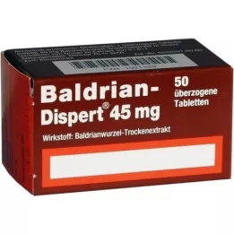 BALDRIAN DISPERT Comprimidos revestidos de 45 mg, 50 unidades