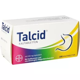 TALCID Comprimidos mastigáveis, 100 unidades