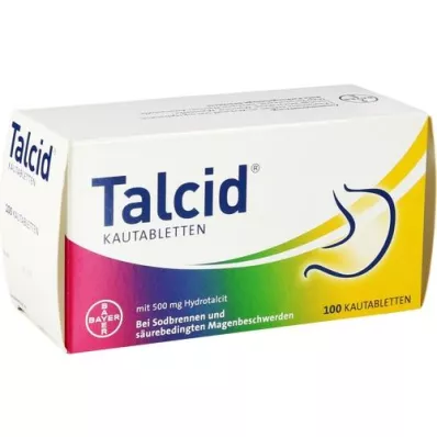 TALCID Comprimidos mastigáveis, 100 unidades TALCID Comprimidos mastigáveis, 100 unidades