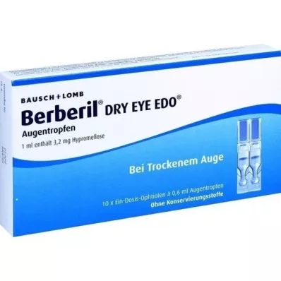 BERBERIL Olho Seco EDO colírio, 10X0,6 ml BERBERIL Olho Seco EDO colírio, 10X0,6 ml