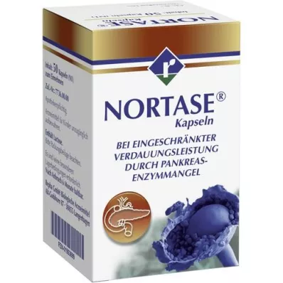 NORTASE Cápsulas, 50 unidades