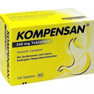 KOMPENSAN Comprimidos 340 mg, 100 unidades KOMPENSAN Comprimidos 340 mg, 100 unidades
