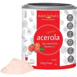 ACEROLA Vitamina C 100% natural em pó, 100 g