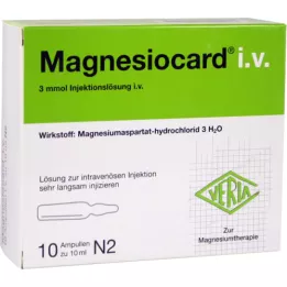 MAGNESIOCARD i.v. Solução injetável, 10X10 ml