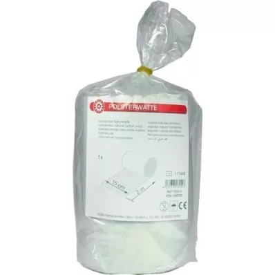 POLSTERWATTE rolou 15 cmx2 m, 1 peça POLSTERWATTE rolou 15 cmx2 m, 1 peça