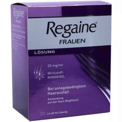 REGAINE Solução feminina, 3X60 ml REGAINE Solução feminina, 3X60 ml