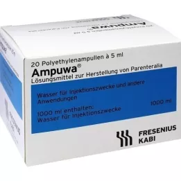 AMPUWA Amplificador de plástico.Solução para injeção/perfusão, 20X5 ml