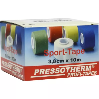 PRESSOTHERM Fita esportiva 3,8 cmx10 m branca, 1 peça PRESSOTHERM Fita esportiva 3,8 cmx10 m branca, 1 peça