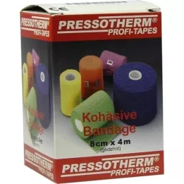 PRESSOTHERM Bandagem coesiva 8 cmx4 m azul, 1 un