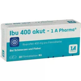 IBU 400 comprimidos revestidos por película akut-1A Pharma, 10 unidades