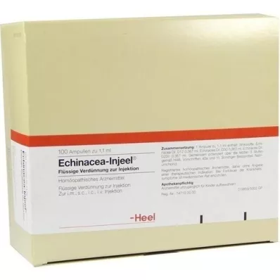 ECHINACEA INJEEL Ampolas, 100 unidades ECHINACEA INJEEL Ampolas, 100 unidades