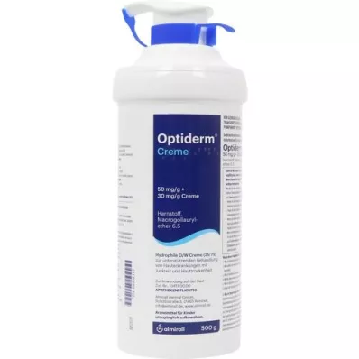 OPTIDERM Creme em dispensador, 500 g