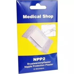 BRUSTWARZENPFLASTER NPP2, 10 unidades