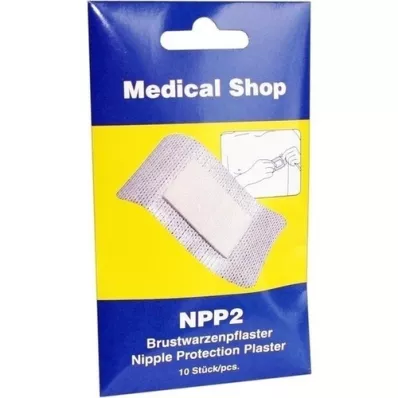 BRUSTWARZENPFLASTER NPP2, 10 unidades