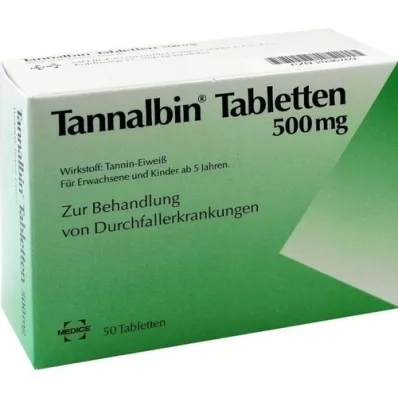 TANNALBIN Comprimidos, 50 unidades