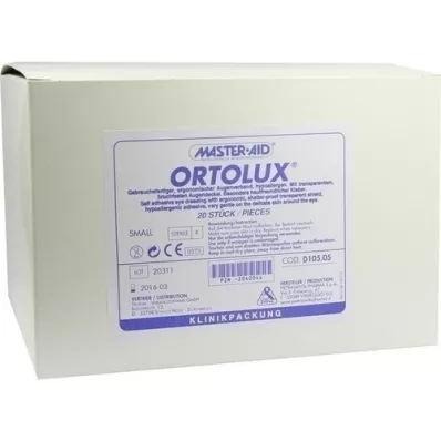 ORTOLUX Bandagem de vidro para relógio pequena, 20 peças ORTOLUX Bandagem de vidro para relógio pequena, 20 peças