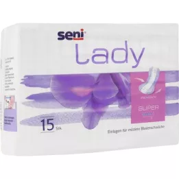 SENI Almofada para incontinência feminina super, 15 peças
