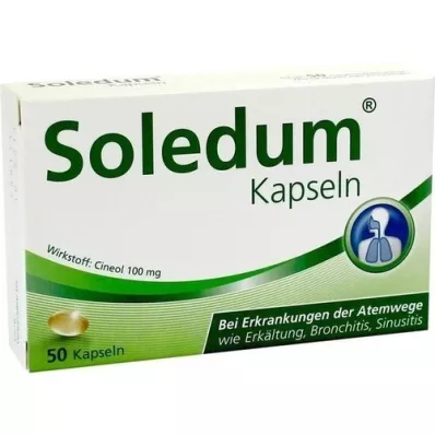 SOLEDUM Cápsulas gastrorresistentes de 100 mg, 50 unidades