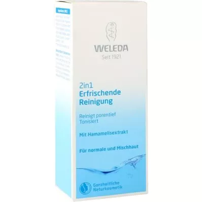 WELEDA Leite de limpeza refrescante 2 em 1, 100 ml WELEDA Leite de limpeza refrescante 2 em 1, 100 ml