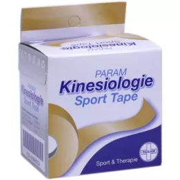 KINESIOLOGIE Fita desportiva 5 cmx5 m bege, 1 peça