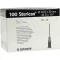 STERICAN Cânulas Luer-Lok 0,70x30 mm tamanho 12 pretas, 100 peças