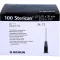 STERICAN Cânulas Luer-Lok 0,70x30 mm tamanho 12 pretas, 100 peças