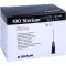 STERICAN Cânulas Luer-Lok 0,70x30 mm tamanho 12 pretas, 100 peças