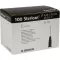 STERICAN Cânulas Luer-Lok 0,45x25 mm tamanho 18 marrom, 100 peças