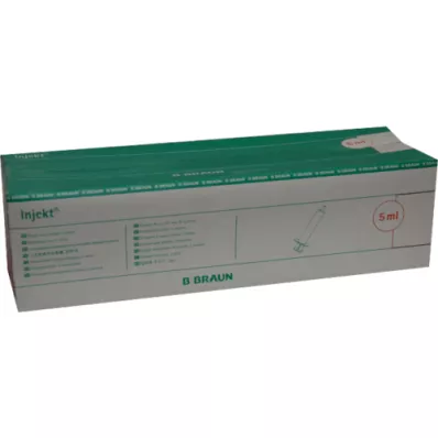 INJEKT Seringa Solo 5 ml Luer excêntrica PVC-grátis, 100 x 5 ml INJEKT Seringa Solo 5 ml Luer excêntrica PVC-grátis, 100 x 5 ml