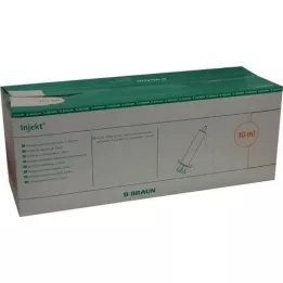 INJEKT Seringa Solo 10 ml Luer excêntrico PVC-fr., 100X10 ml