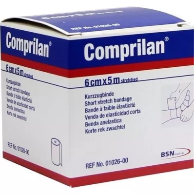 COMPRILAN bandagem elástica 6 cmx5 m, 1 peça COMPRILAN bandagem elástica 6 cmx5 m, 1 peça