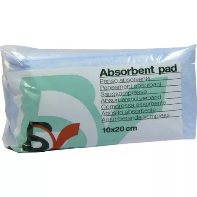 SAUGKOMPRESSEN não estéril 10x20 cm, 25 unid SAUGKOMPRESSEN não estéril 10x20 cm, 25 unid