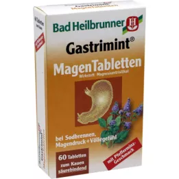 BAD HEILBRUNNER Comprimidos estomacais de Gastrimint, 60 unidades