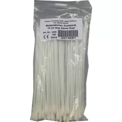 WATTESTÄBCHEN Cabeça pequena de plástico 15 cm, 100 peças