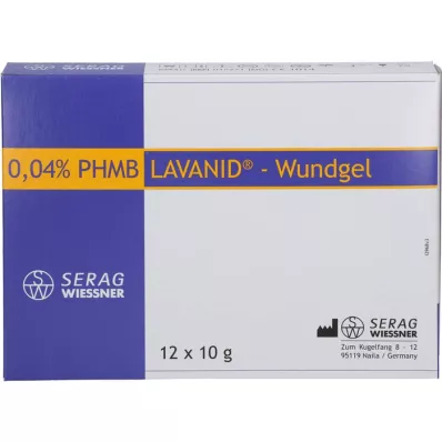 LAVANID Gel para feridas, 12X10 g
