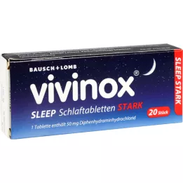VIVINOX Pílulas para dormir fortes, 20 unidades