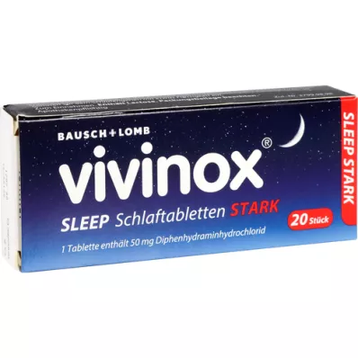VIVINOX Pílulas para dormir fortes, 20 unidades VIVINOX Pílulas para dormir fortes, 20 unidades