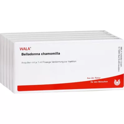 BELLADONNA CHAMOMILLA Ampolas, 50X1 ml BELLADONNA CHAMOMILLA Ampolas, 50X1 ml