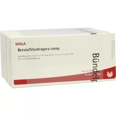 BETULA/MANDRAGORA comp. ampolas, 50X1 ml BETULA/MANDRAGORA comp. ampolas, 50X1 ml
