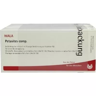 PETASITES comp. ampolas, 50X1 ml PETASITES comp. ampolas, 50X1 ml