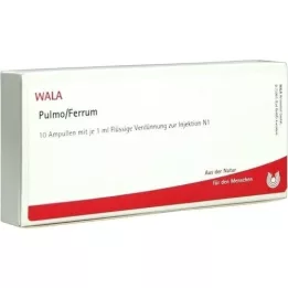 PULMO/FERRUM Ampolas, 10X1 ml