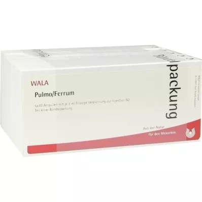 PULMO/FERRUM Ampolas, 50X1 ml