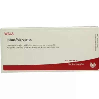PULMO/MERCURIUS Ampolas, 10X1 ml PULMO/MERCURIUS Ampolas, 10X1 ml